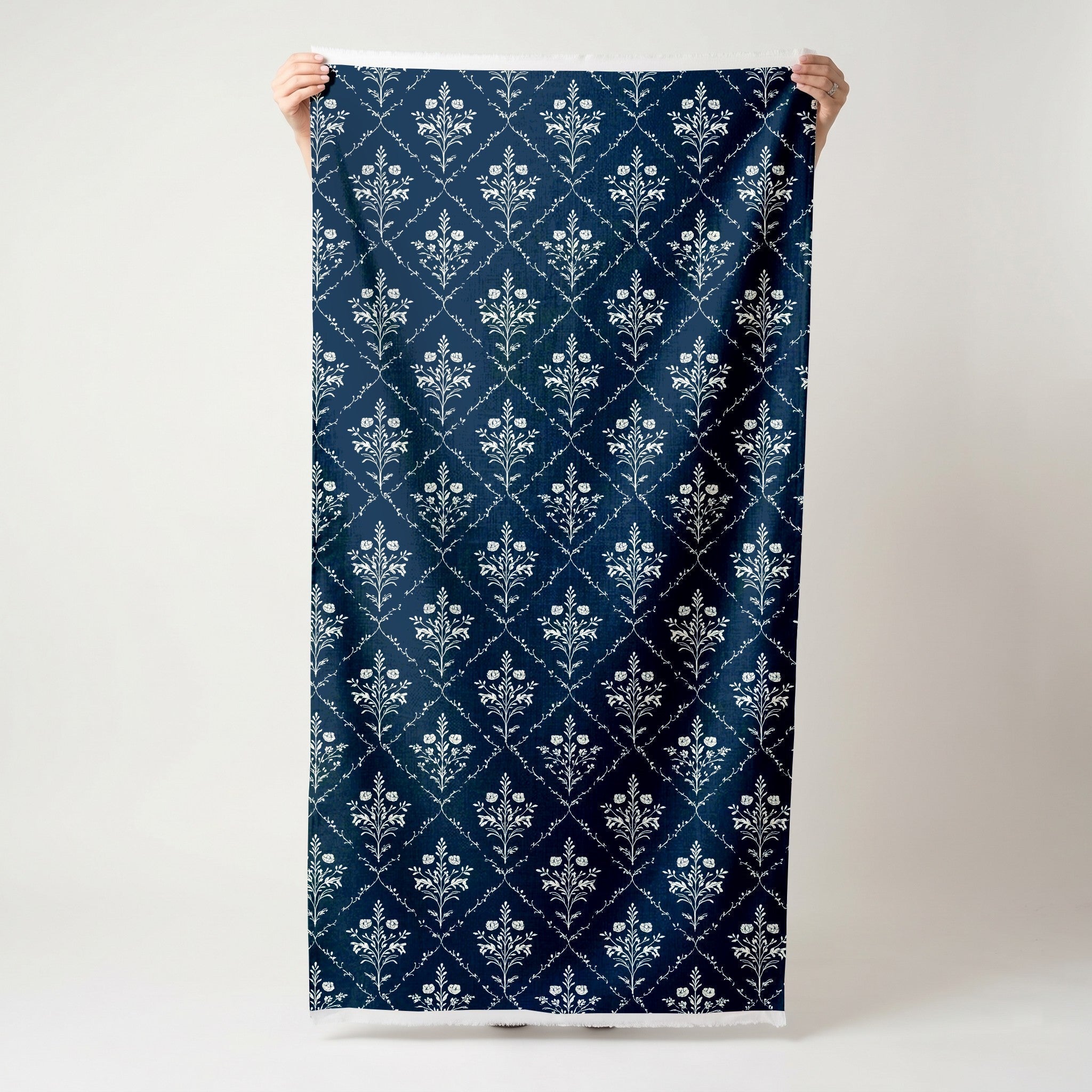 Benjamin Navy Floral - Fabric