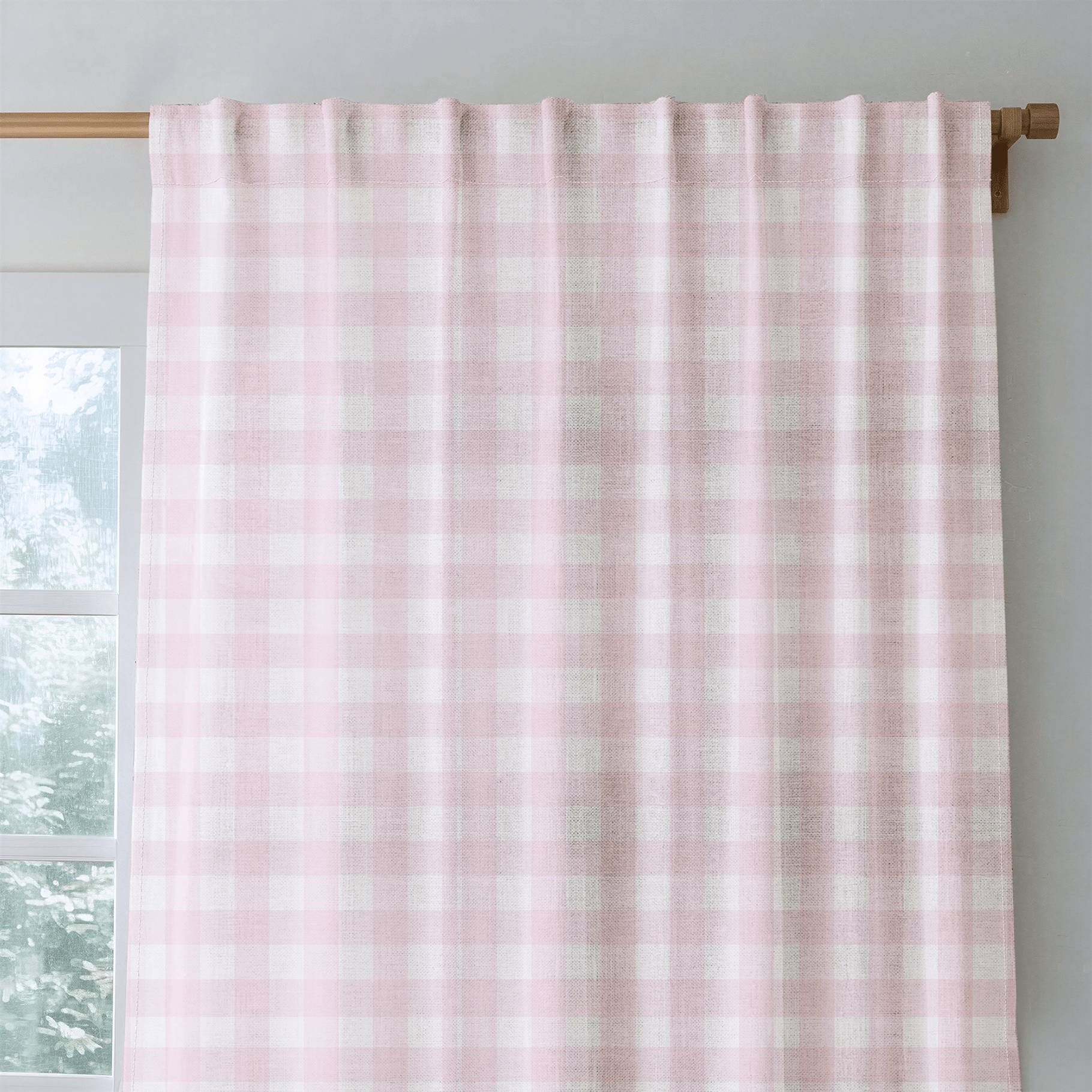 Juliet's Garden Bubble Gingham - Drapery