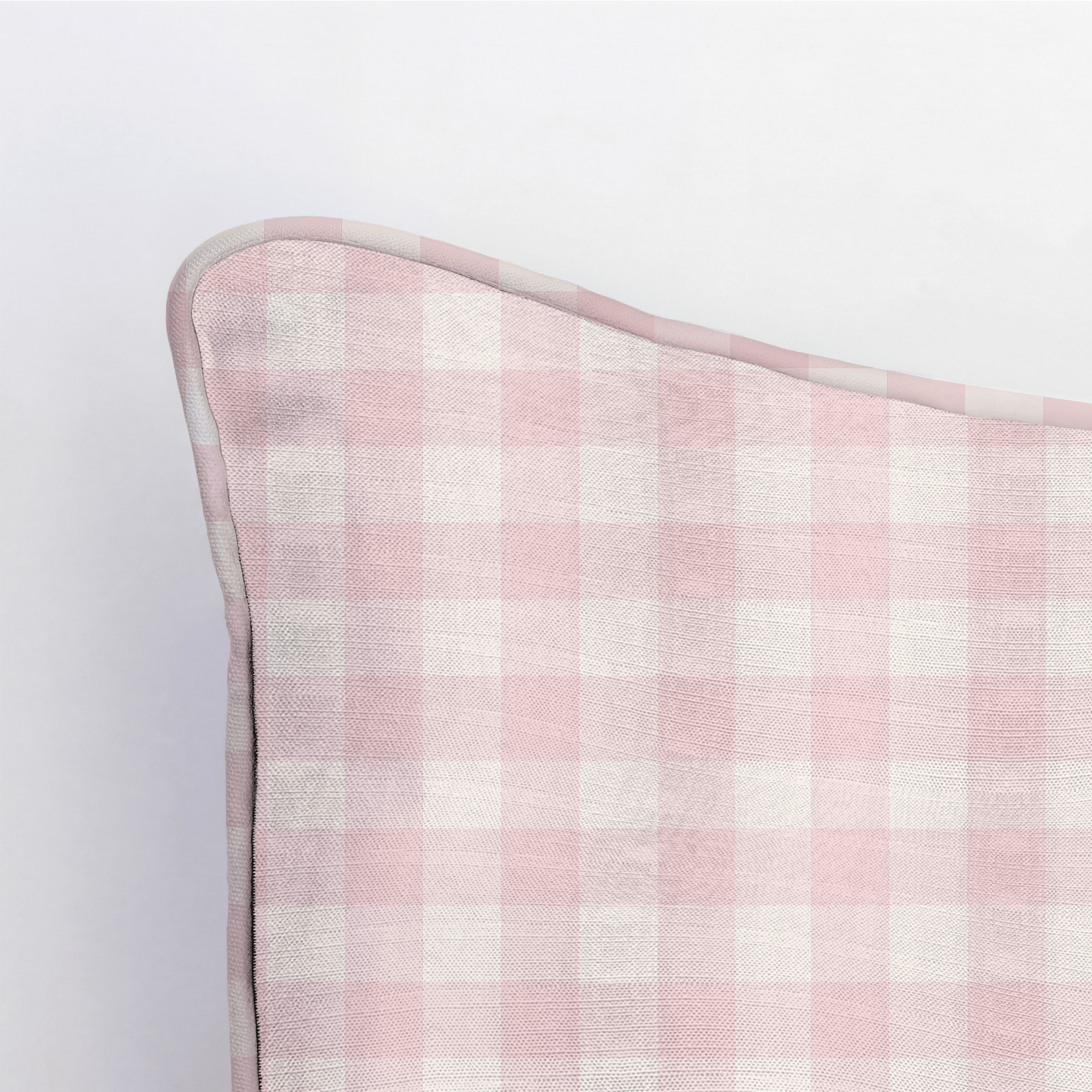 Juliet's Garden Bubble Gingham Throw Pillow