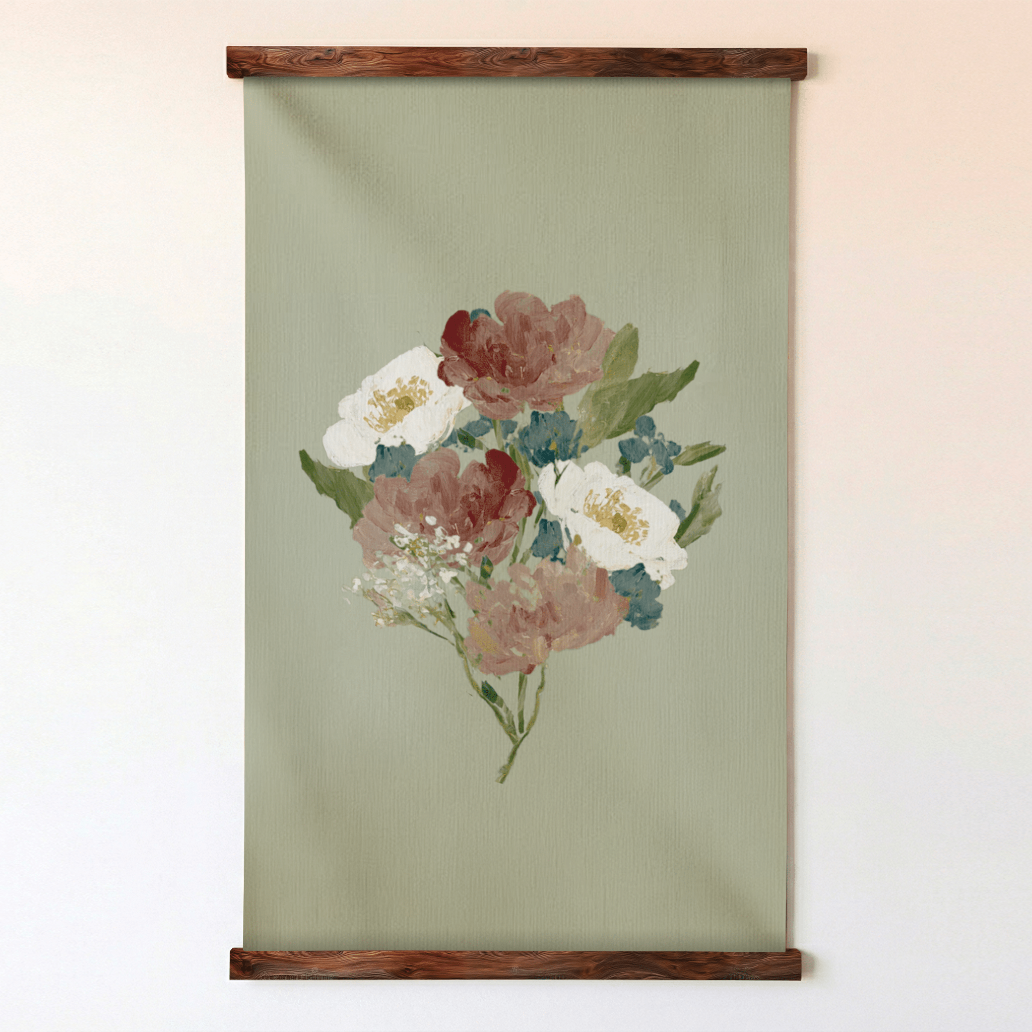 Loose Stems Floral Motif - Tapestry
