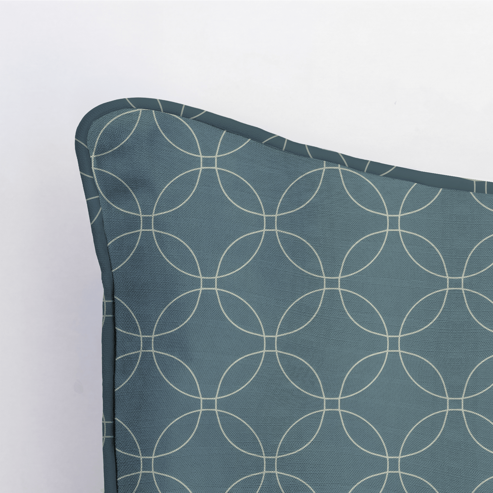 The Silk Garden Aegean Diamond Throw Pillow