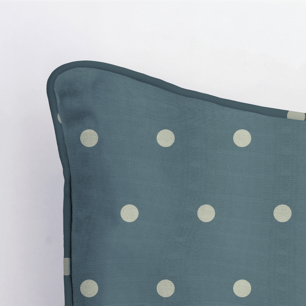 The Silk Garden Aegean Dots Throw Pillow