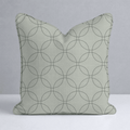 The Silk Garden Sage Diamond Throw Pillow - Lemon Park